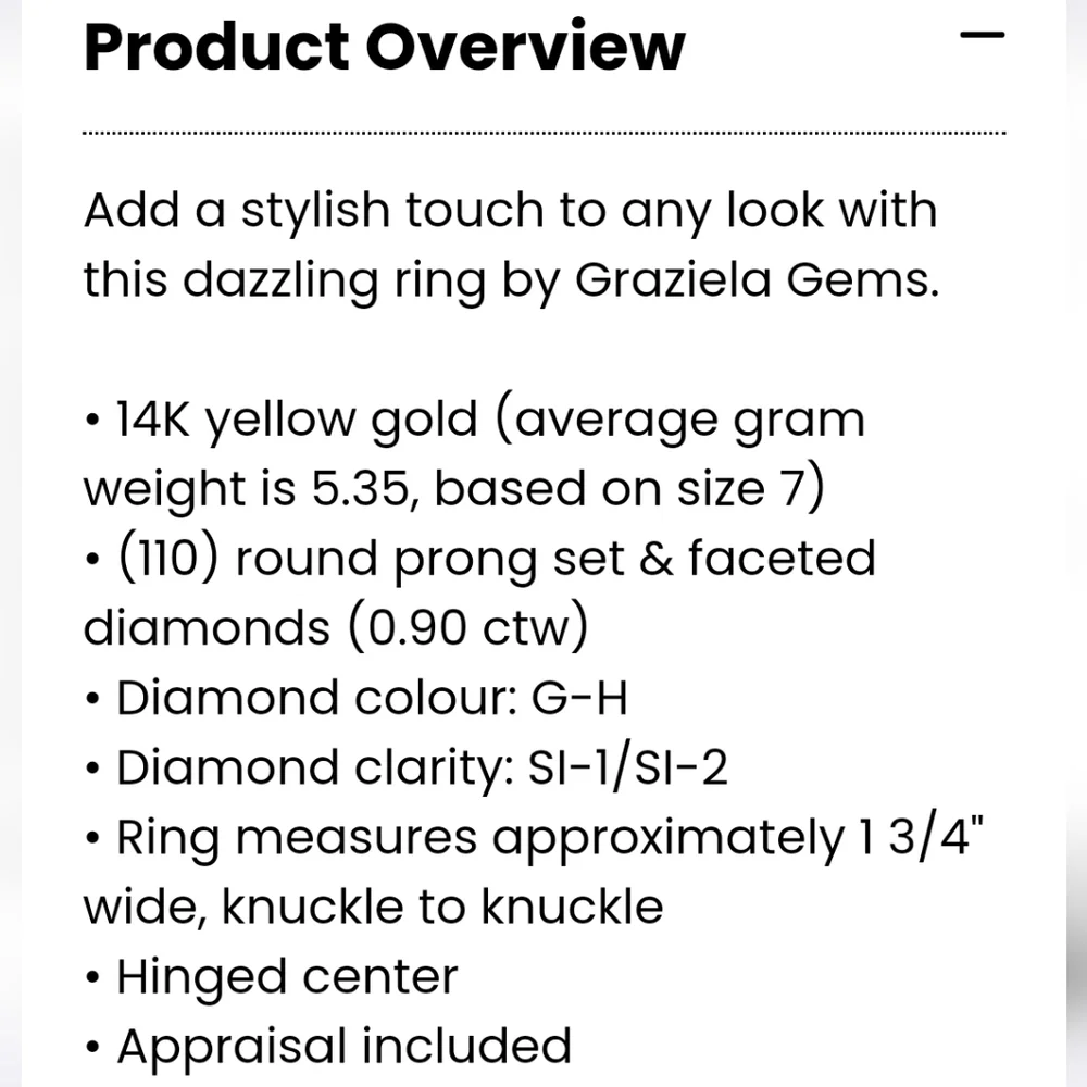 14k Diamond Graziela Gems Gold Diamond Swirl Ring - Picture 8 of 12